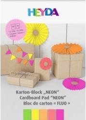 Actual product image Heyda Neon paper pad, DIN A4, 10 sheets, neon colour (10 x)