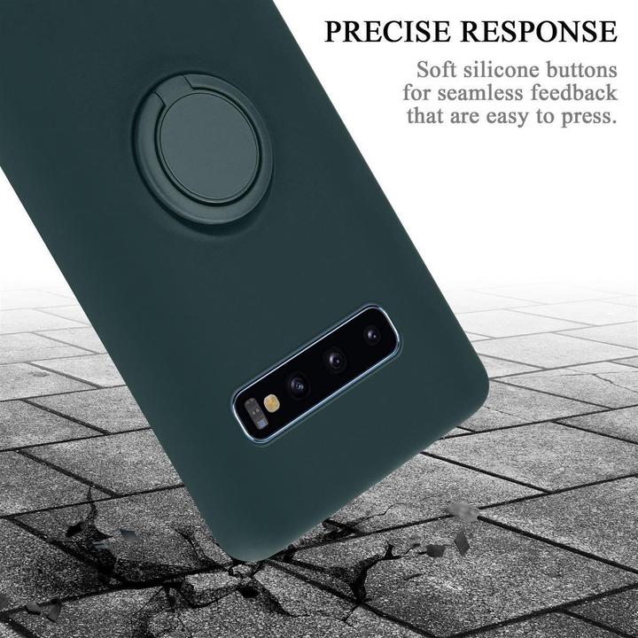 Image du produit Cadorabo TPU Liquid Ring Silicone Case Cover (Samsung Galaxy S10)