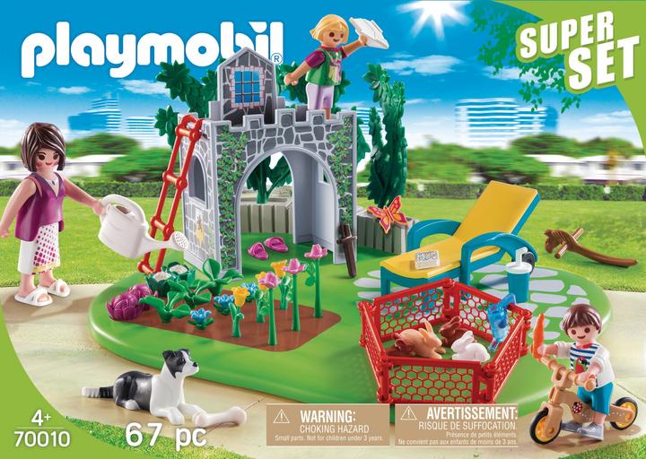 Immagine prodotto Playmobil Giardino familiare SuperSet (70010)