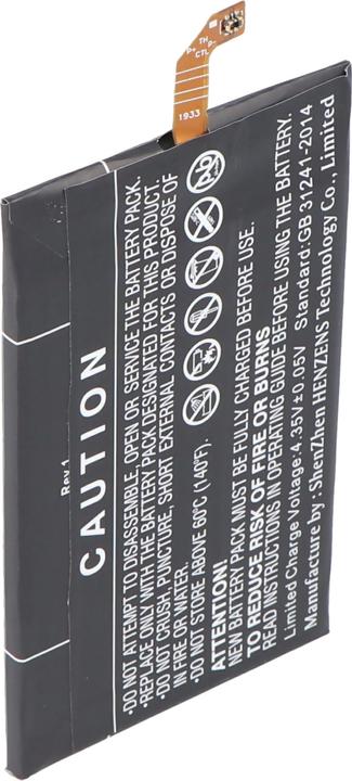 Actual product image CS Cameron Sino Battery CAT S30 Battery APP-12F-B55951-CXX-111