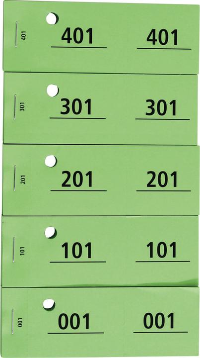 Adri Blocchetti per guardaroba numerati da 1 a 500 (100 x)