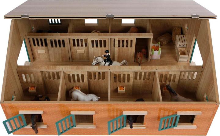 Actual product image Sombo Stable with 7 horse boxes
