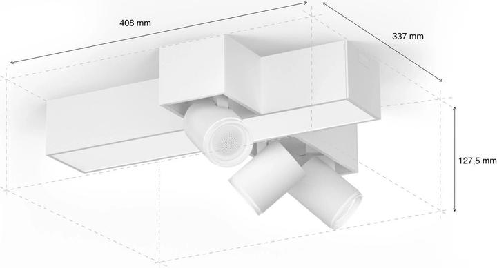 Immagine prodotto Philips Hue Centris Base BT (2850 lm, GU10)