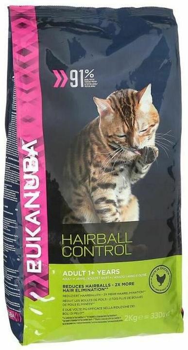 Produktbild Eukanuba Hairball Control 1+ Erwachsene 2kg (Adult, 1 Stk., 2000 g)