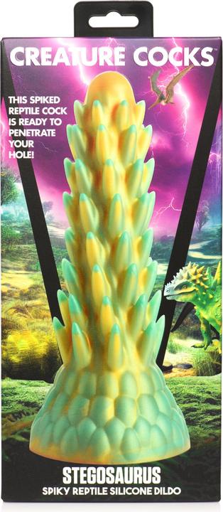 Image du produit Creature Cocks Stegosaurus - Spiky Reptile Silicone Dildo