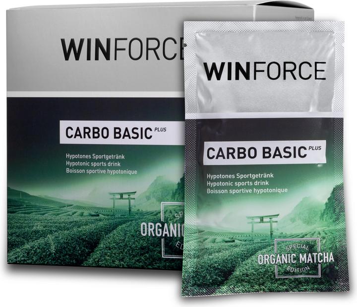 Win Force Carbo Basic Plus Matcha 10 x 60 g Getränkepulver (Matcha, 10 Stk., 600 g)