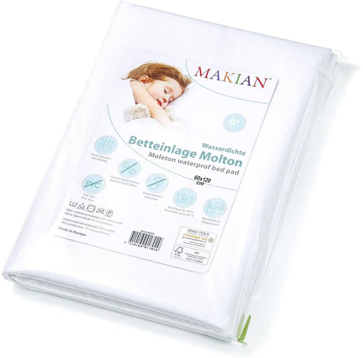 Actual product image Makian Bed pads Waterproof bed pad / mattress topper for baby mattresses (60 x 120 cm)