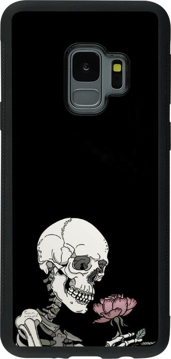 Image du produit PhoneLook Coque Silicone rigide noir Halloween 2023 rose and skeleton (Samsung Galaxy S9)
