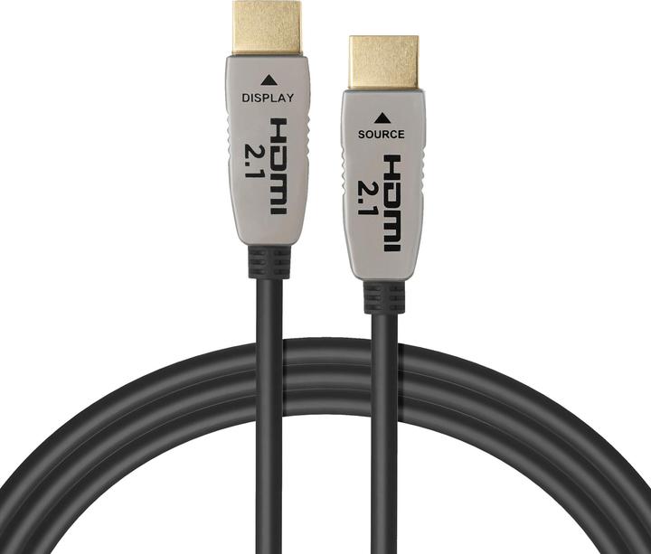 Actual product image Celexon UHD Optical Fibre HDMI 2.1 8K Active Cable 10m, black (10 m, HDMI)