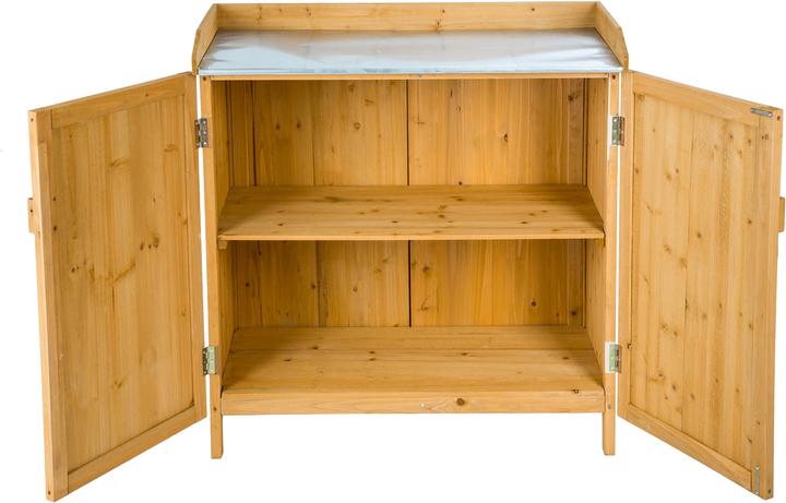 Produktbild tectake Pflanztisch mit Unterschrank