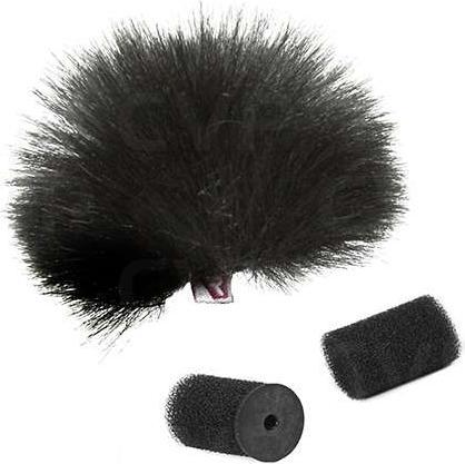 Actual product image Rycote Black Lavalier Windjammer pair (Skins)