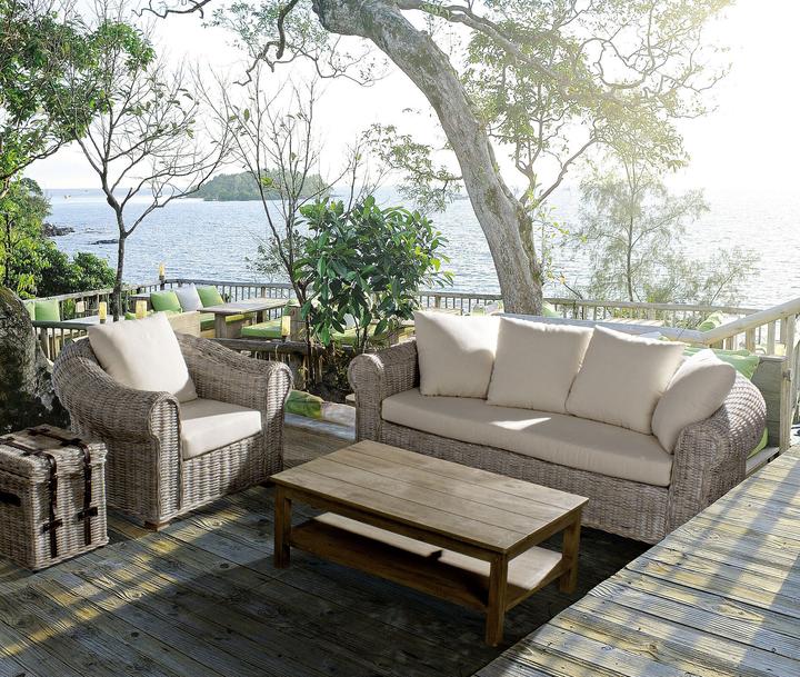 Produktbild Bizzotto Gartensofa mit Kissen Coba (3-Sitzer)