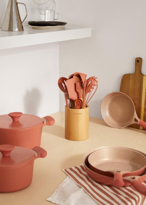 Image du produit Create Küchenutensilien-Set - Silikon und Holz