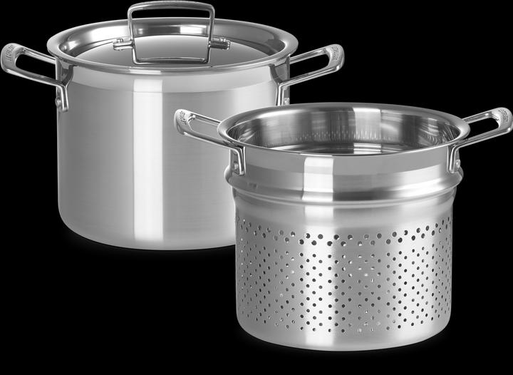 Produktbild Le Creuset Pastatopf mit Einsatz (Kochtopf, Aluminium, Edelstahl)