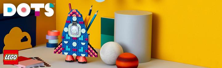 Image du produit LEGO Porte-stylo fusée (41936, LEGO Dots)