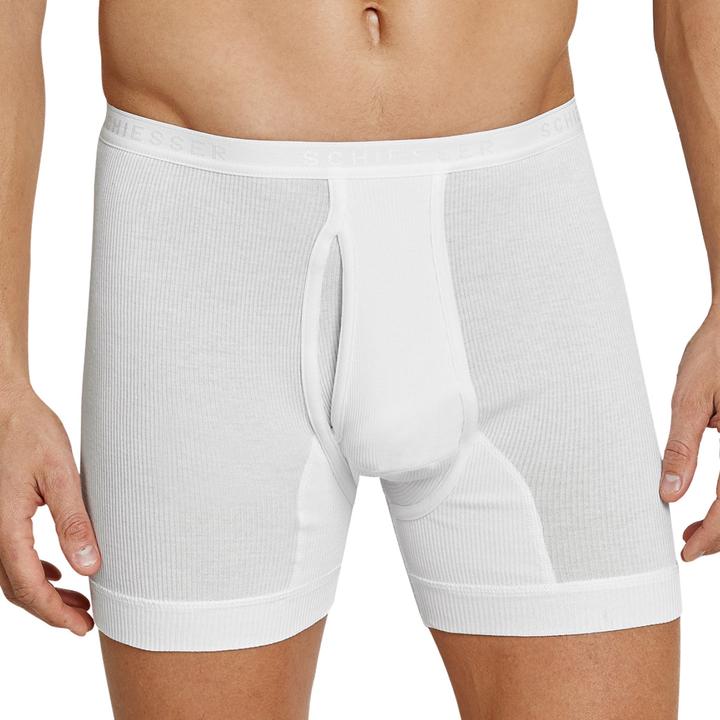 Produktbild Schiesser 2er Pack Original Classics Doppelripp Unterhose kurz (M, 2er Pack)
