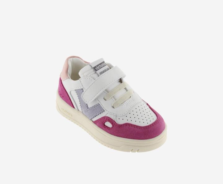 Produktbild Victoria Sneakers mit nur einem Riemen aus mehrfarbigem Spaltleder für Kinder er (31)