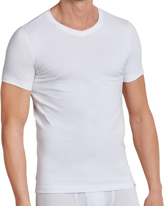 Actual product image Schiesser 2-pack Long Life Cotton V-neck T-Shirt (XL)