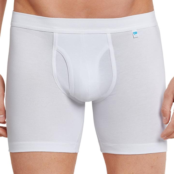 Actual product image Schiesser 2 Pack Long Life Cotton Cyclist Shorts (XL, pack of 2)