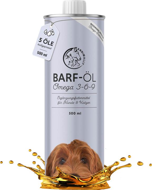 Annimally Olio Barf 500ml (Senior, Adulto, Junior, 1 pz., 1000 g)