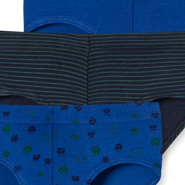 Actual product image Schiesser Pack of 6 95/5 Organic Cotton Sports Briefs / Underpants (92, pack of 6)