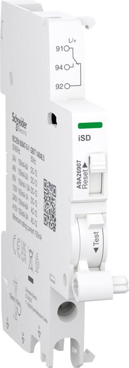 Immagine prodotto Schneider Electric Contatto ausiliario, interruttore di segnalazione a distanza, Acti9, iSD, 1 contatto in scambio, da