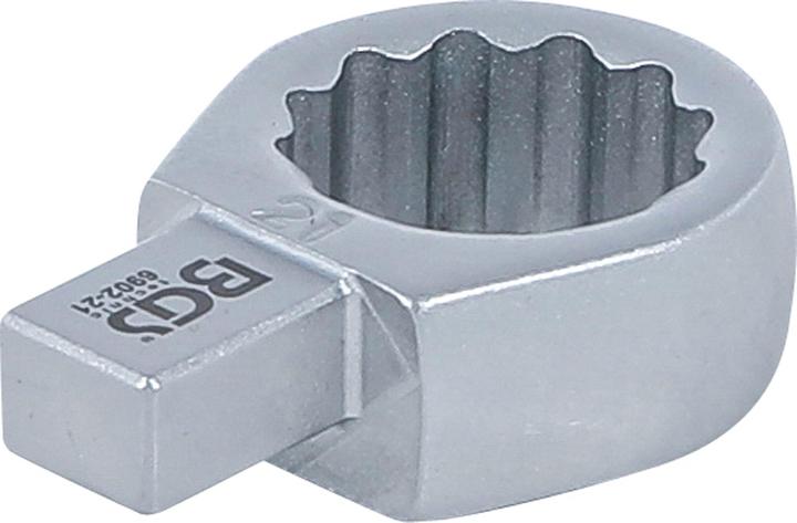 Produktbild BGS Einsteck-Ringschlüssel 21 mm Aufnahme 9 x 12 mm (21 mm)