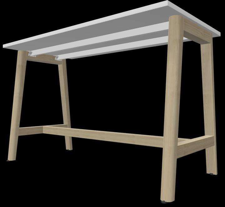 Image du produit Narbutas Nova Wood Table haute (140 x 70 x 90 cm)