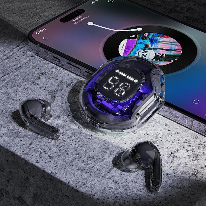 Actual product image Acefast TWS T8 earphones, Bluetooth 5.3 (NC, 7 h, Wireless)