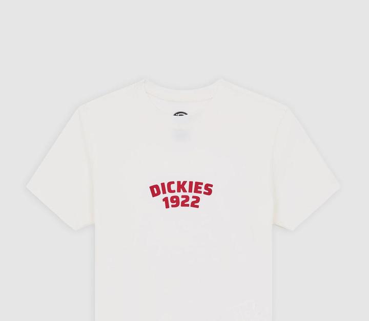 Actual product image Dickies Centre Logo Ss Tee W Egret (L)