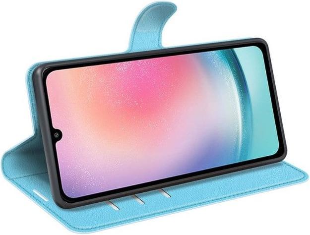 Actual product image MU Classic Litchi Leather Bookcover Series (Samsung Galaxy A25 5G)