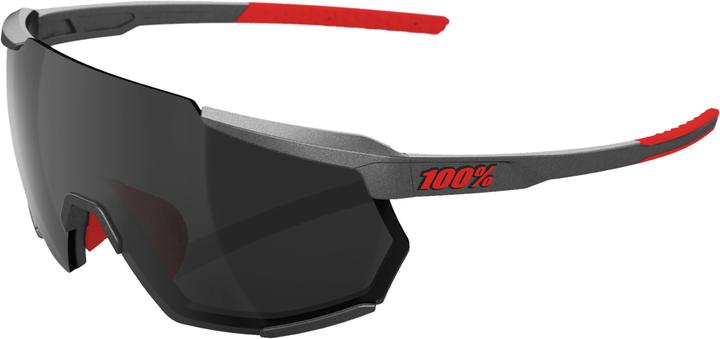 Produktbild 100% Racetrap 3.0 Brille Gunmetal - Black Mirror Lens (Gunmetal, Black Mirror Lens)