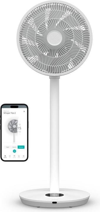 Produktbild Duux Whisper Flex 2 - Smart Statiefventilator - Staande Ventilator Geruisloos - Wit