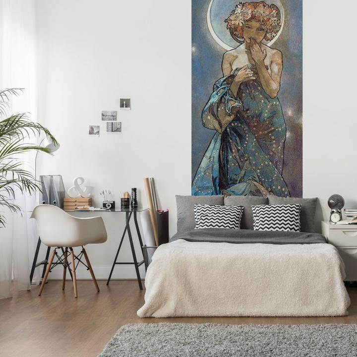 Immagine prodotto Trenddeko Mucha - Stella: la luna (144 x 350 cm)