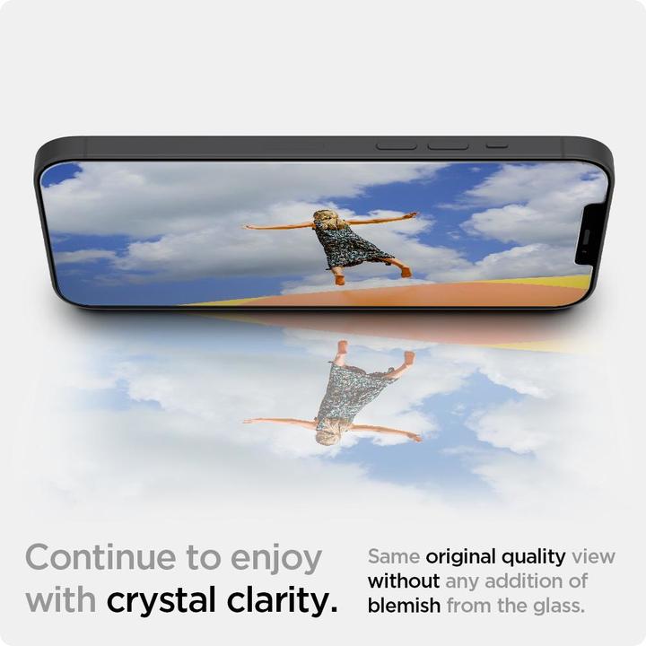 Image du produit Spigen iPhone 12 mini Verre tR EZ Fit (2Pack) (2 pièce(s), Apple iPhone 12 mini)