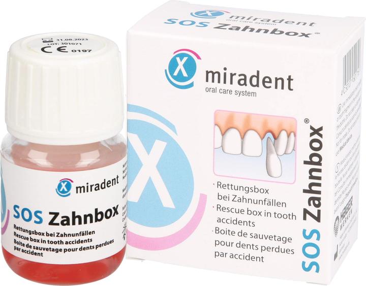 Produktbild Miradent Sos Zahnrettungsbox (Mundspülung)