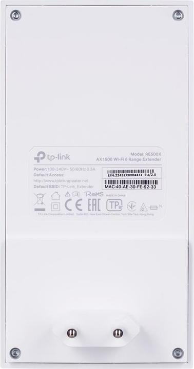 Immagine prodotto TP-Link RE500X (1200 Mbit/s, 1200 Mbit/s)