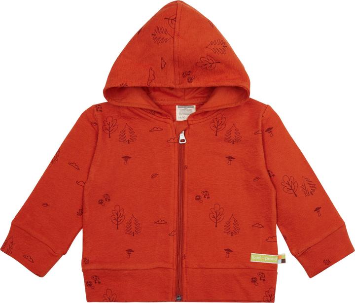 Actual product image loud + proud Jacket Structured Knit Terracotta (86)