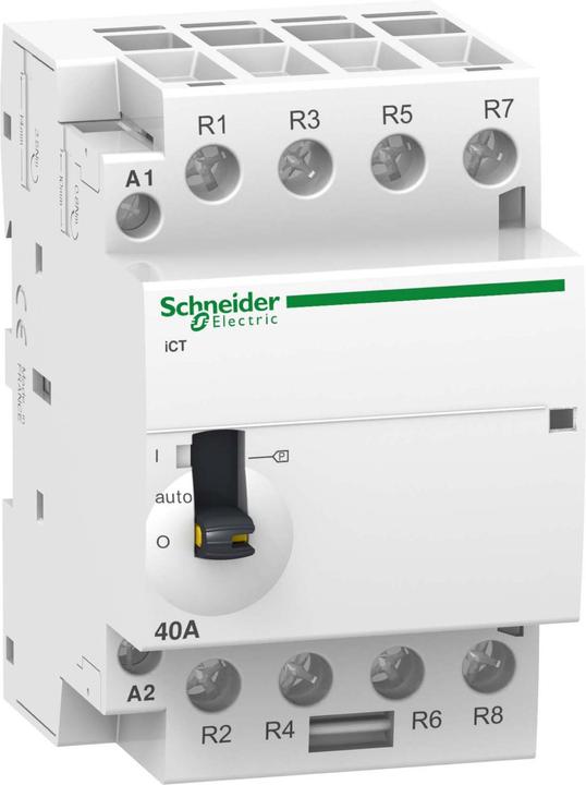 Actual product image Schneider Electric SE A9C21164 Preset contactor ICT 4S 63A 24VAC