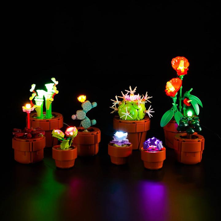 Produktbild BrickBling LED Licht Set für LEGO Mini Pflanzen (10329)