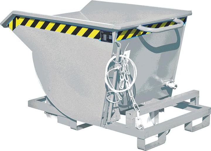 Immagine prodotto eurokraft pro Contenitore ribaltabile per trucioli, con ruote in poliammide (300 l)