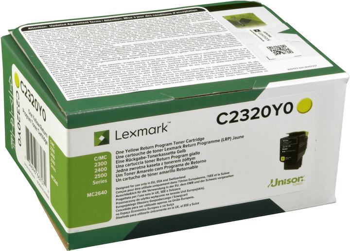 Actual product image Lexmark C2320Y0 (Y)