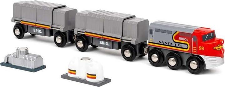 Produktbild Ravensburger BRIO World – 36089 Trains of the World Santa Fe Zug | Spielzeugzug für Kinder ab 3 Jahren
