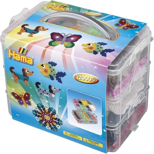 Hama Perlen Bügelperlenset in Sortierschale