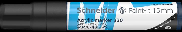 Actual product image Schneider Acrylic marker Paint-It 330 15mm black (Black, 15 mm, 1 x)