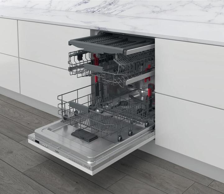 Produktbild Whirlpool WI 7020 PF, Semi built-in, Full size (60 cm), Silver, 1.3 m, 1.55 m, 1.5 m