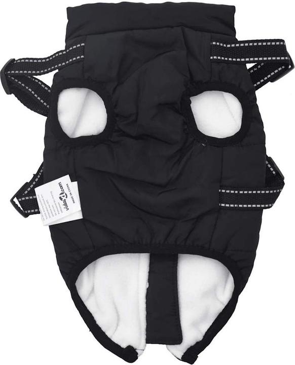 Actual product image VidaXL Dog coat with harness Waterproof Reflective (32, Dog coat)