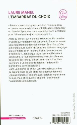 Image du produit L'embarras du choix (Français, Laure Manel, 2021)