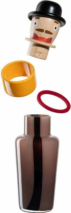 Produktbild Leonardo Vase Luigi 33 cm, Braun, Höhe: 33 cm (1 x, 100 x 100 x 33 cm)
