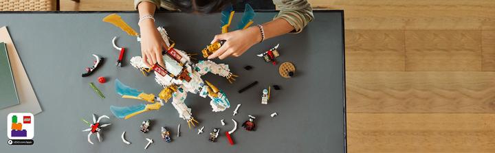 Produktbild LEGO Zanes Eisdrache (71786, LEGO Ninjago)